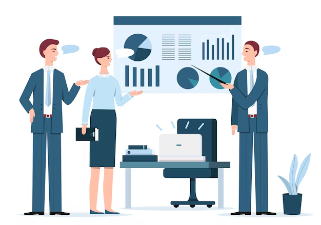 Equipo empresarial trabajando